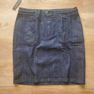 NWT Londonjean Stretch Denim/Jean Skirt Size 14